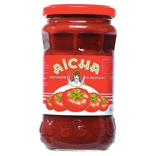 Aicha tomato puree 370g jar